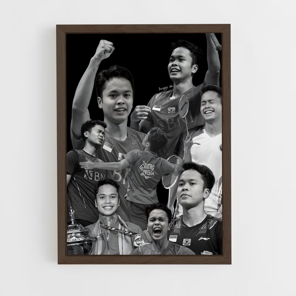 Poster La Victoire de Singapour – affiche Badminton (vue 5)